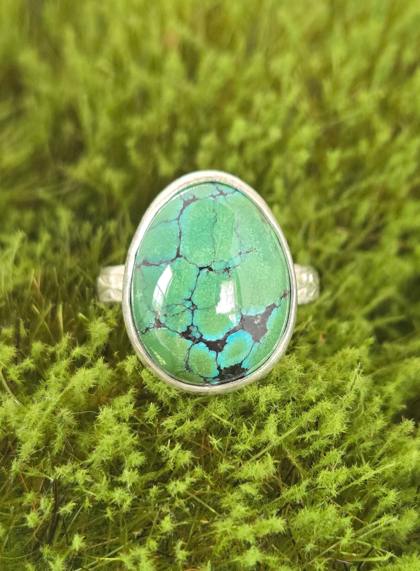 Gorgeous Hubei Turquoise Ring