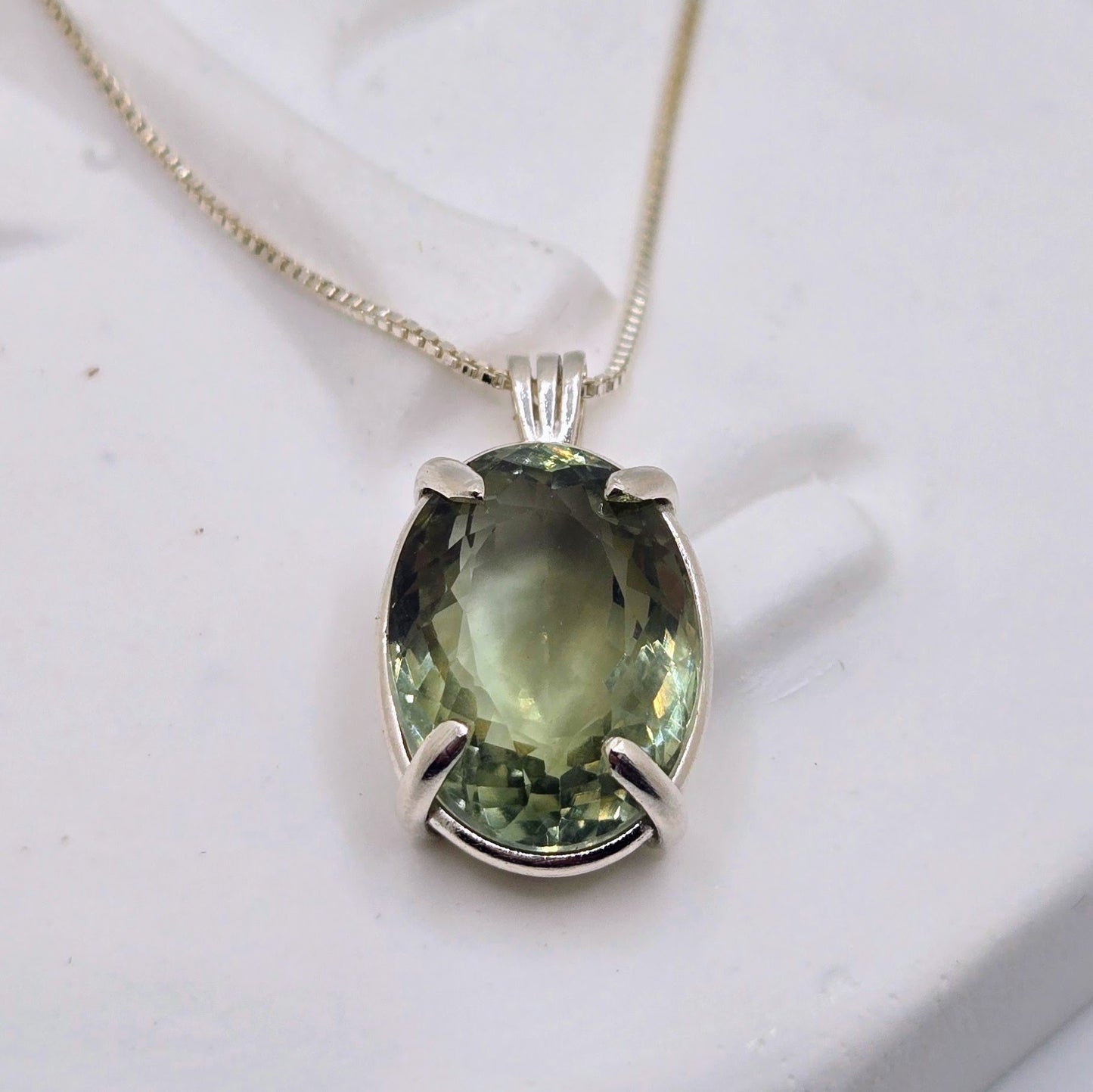 Prasiolite Pendant