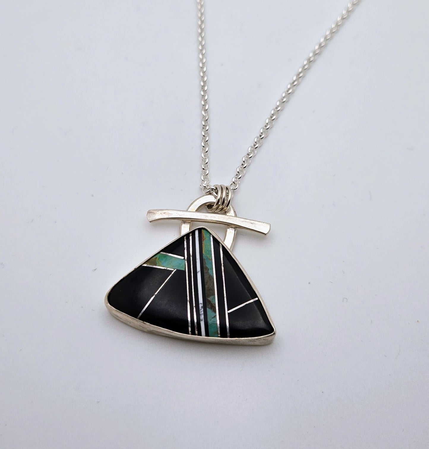 Turquoise Inlay Pendant