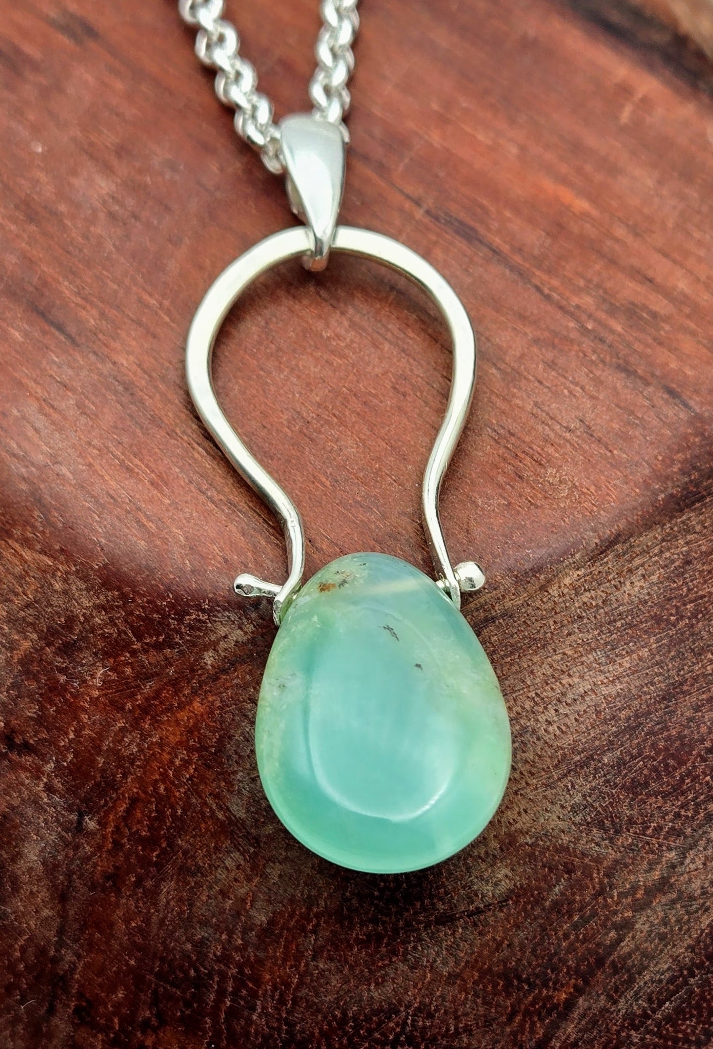 Sea Green Chrysoprase Necklace
