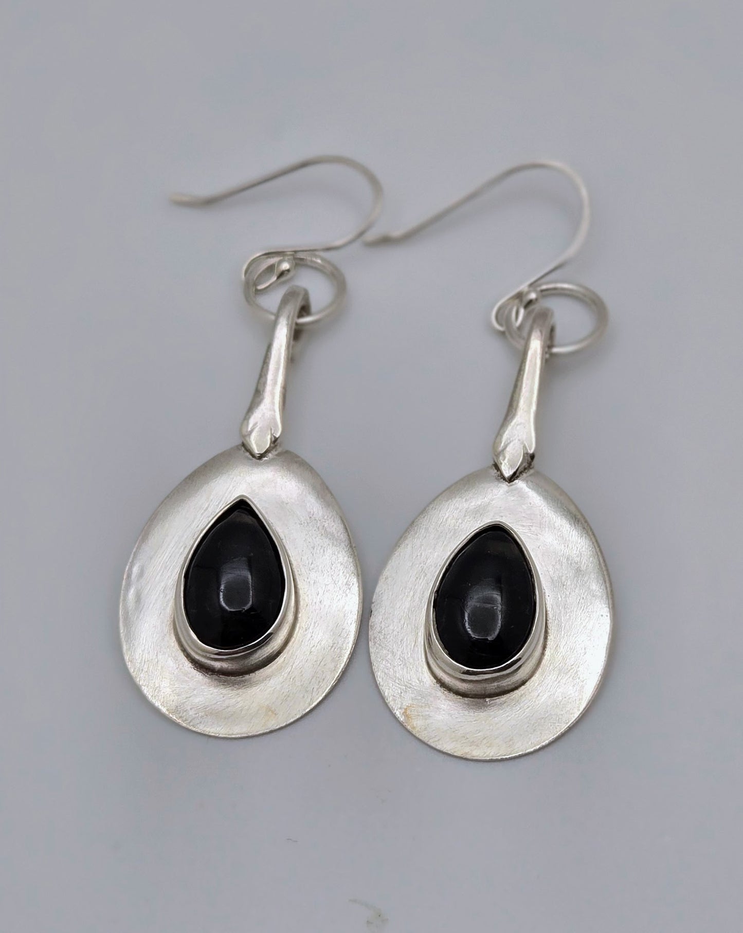 Hypersthene Spoon Earrings