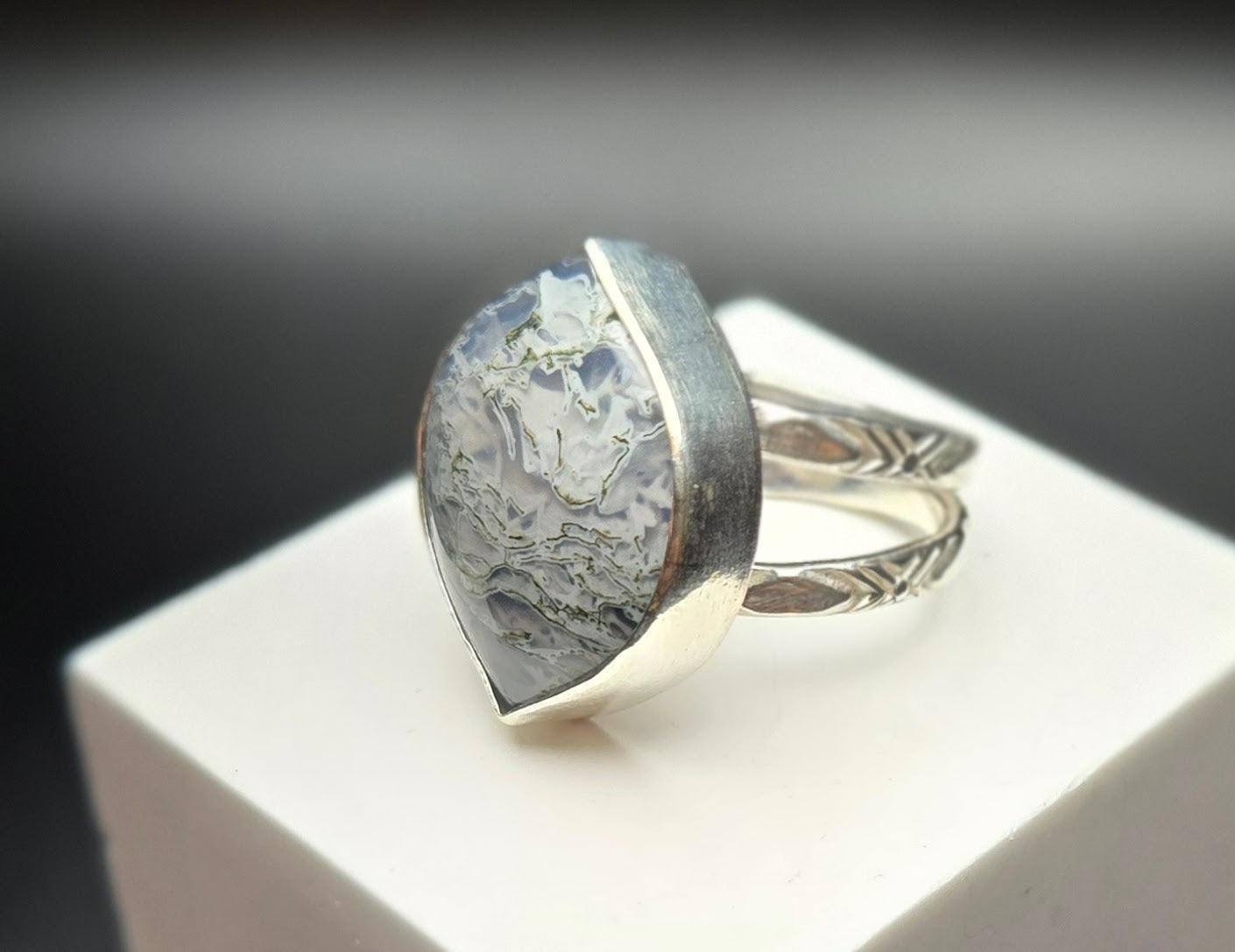 Ochoco Moss Agate Ring