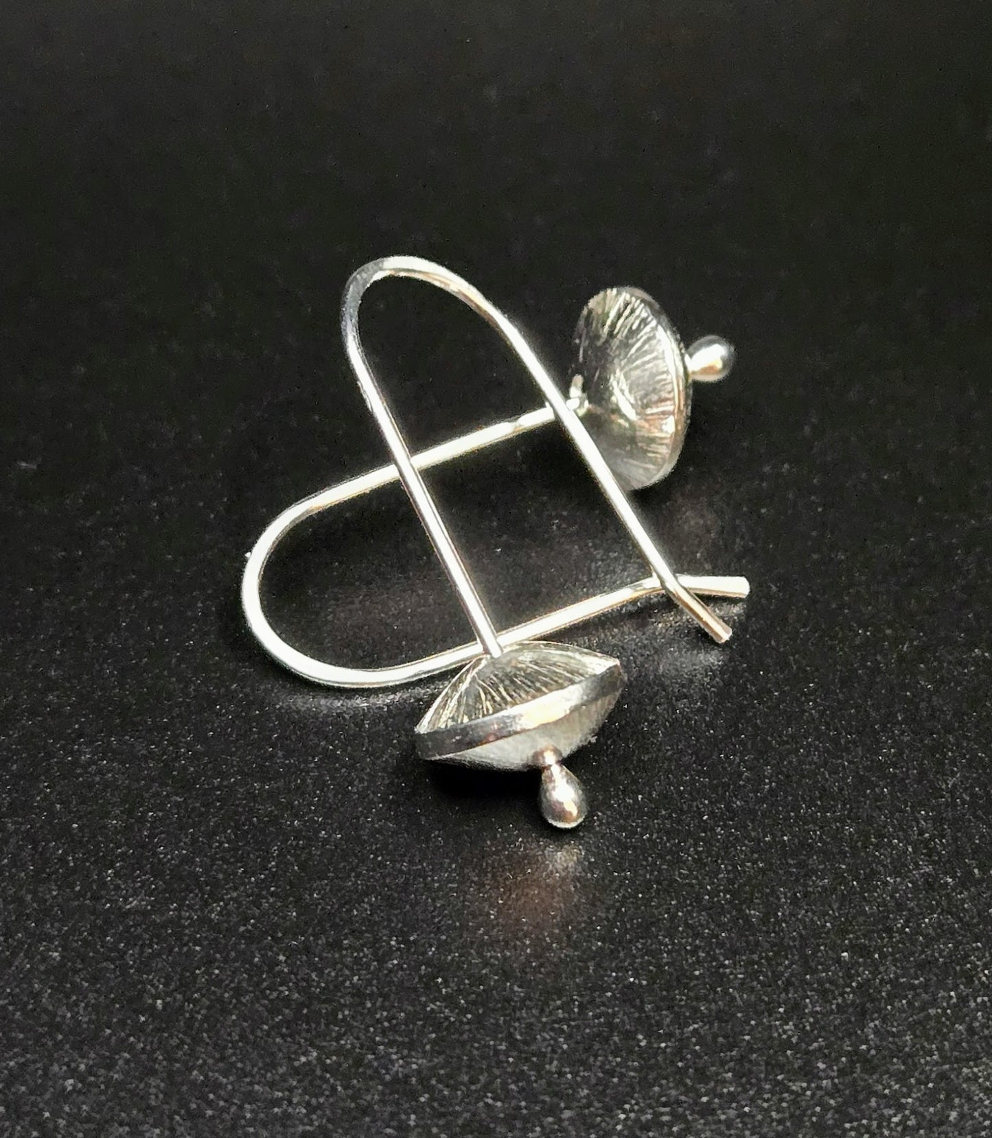 Hollow Form Bead Earrings