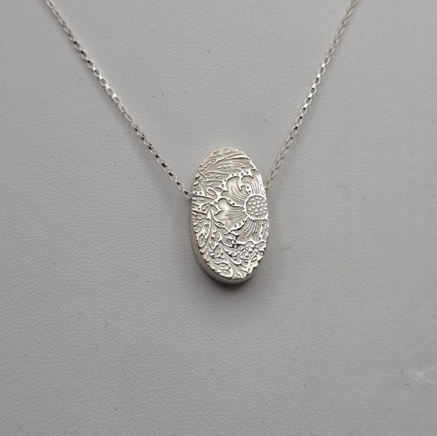 Oval Hollow Form Pendant