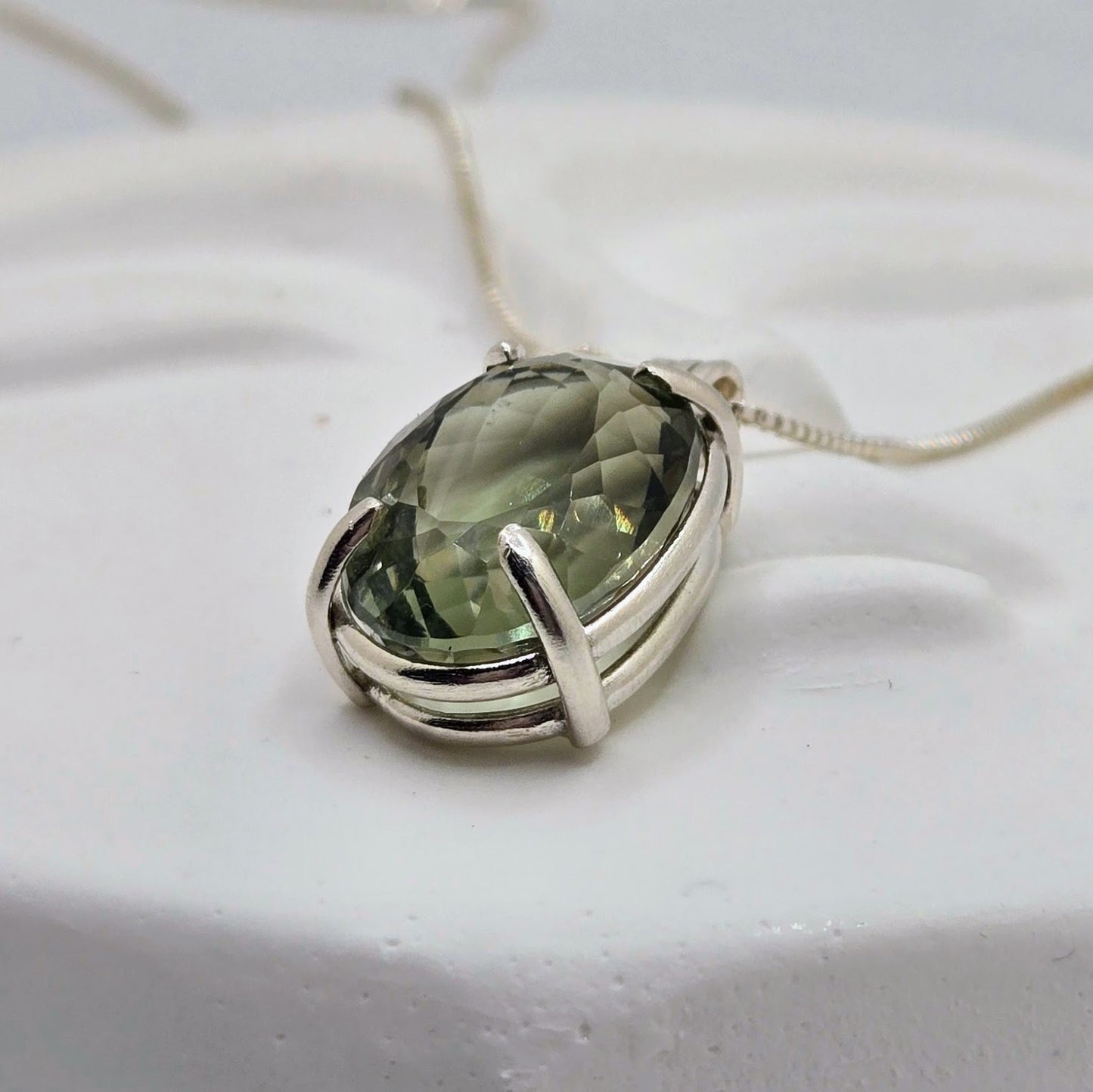 Prasiolite Pendant