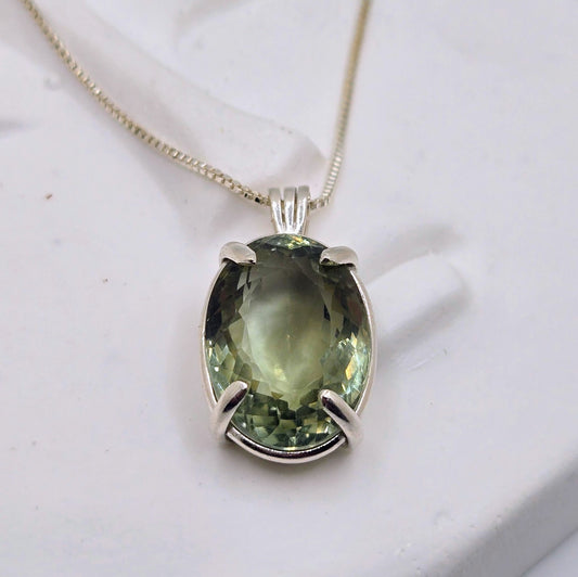 Prasiolite Pendant