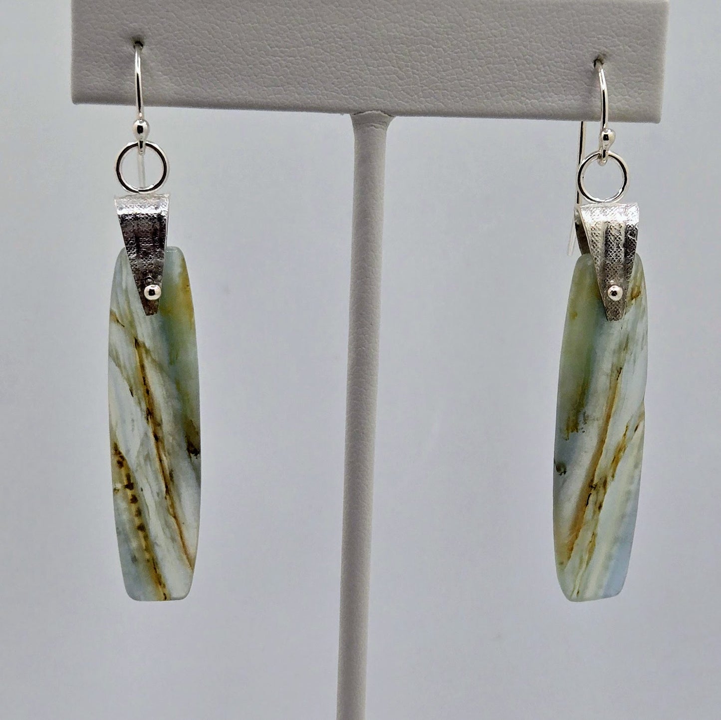 Blue Onyx Earrings