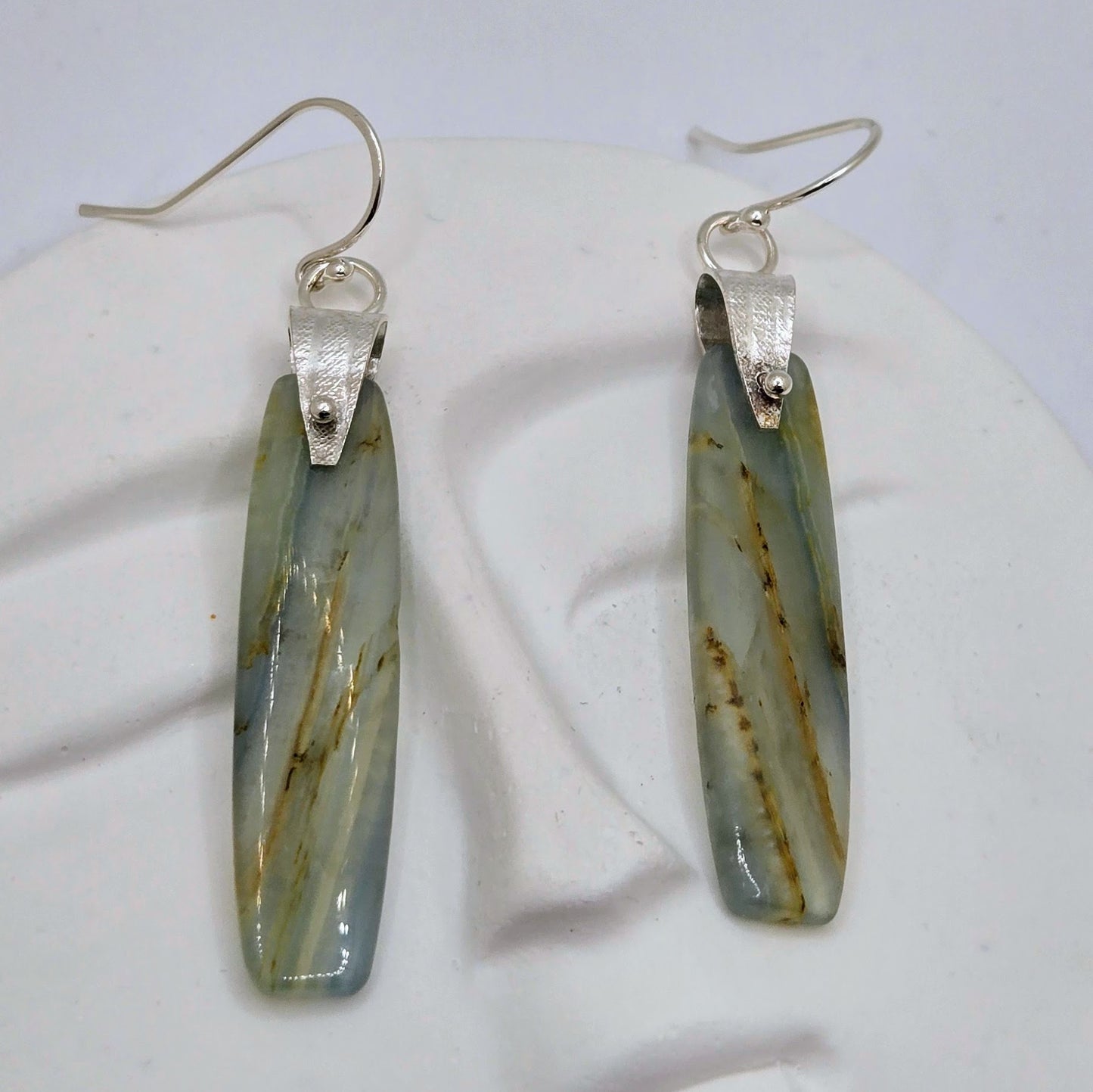Blue Onyx Earrings