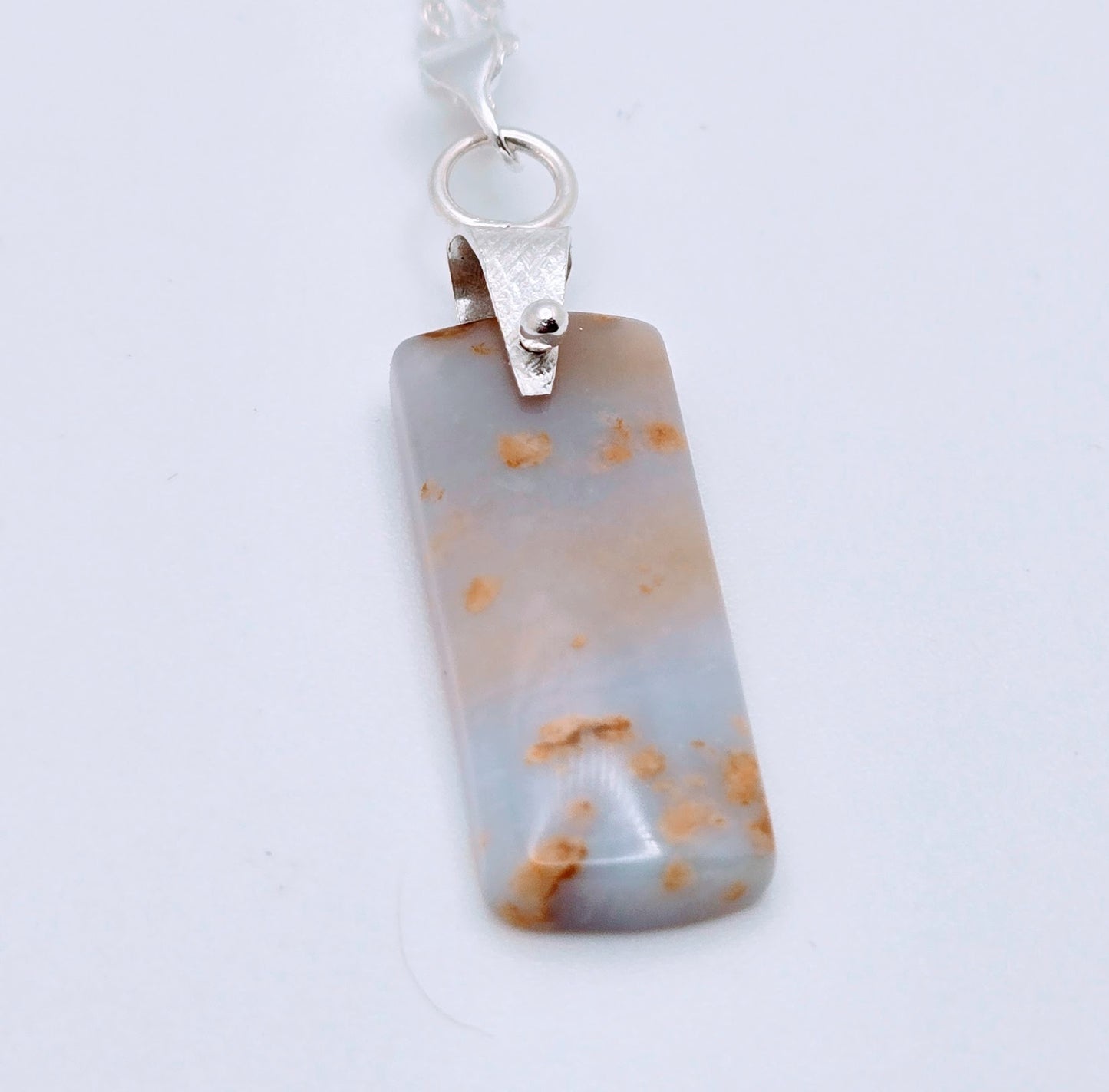 Polka Dot Agate Necklace
