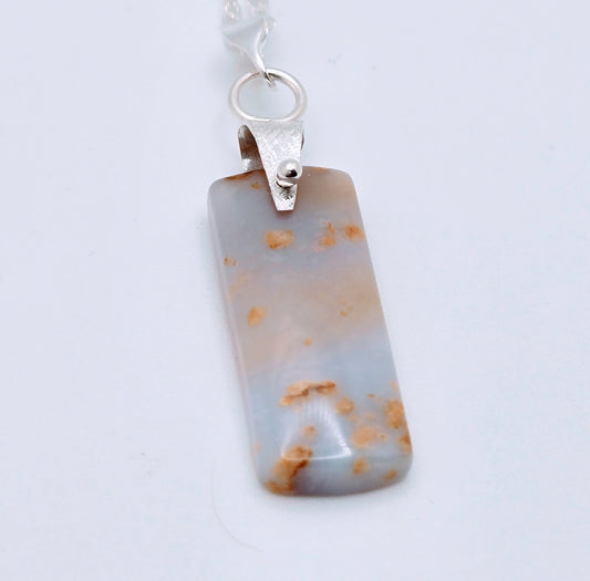 Polka Dot Agate Necklace
