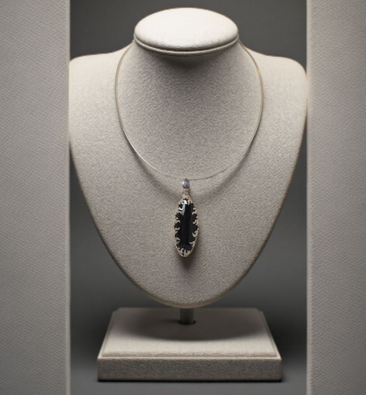 Velvet Obsidian Pendant