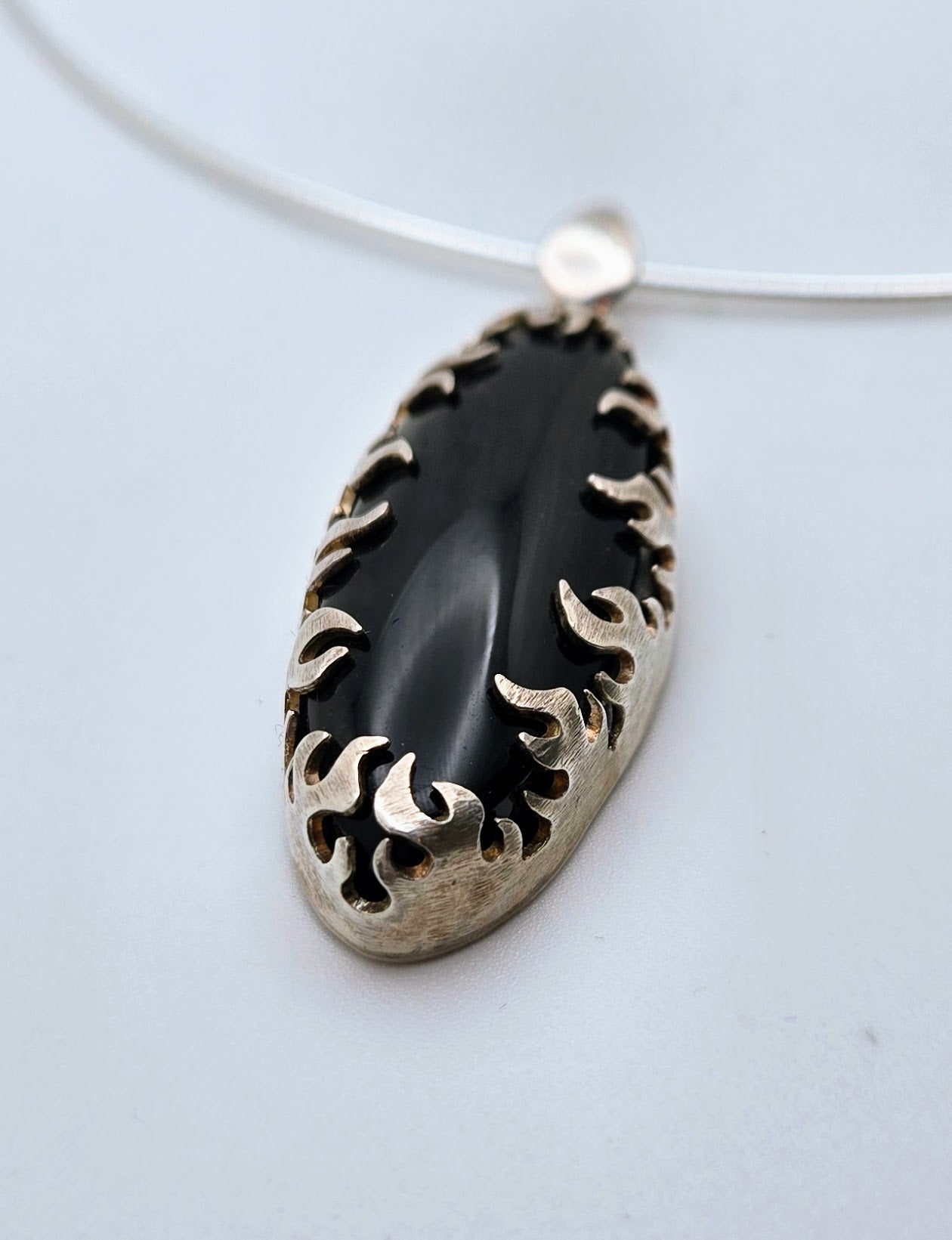 Velvet Obsidian Pendant