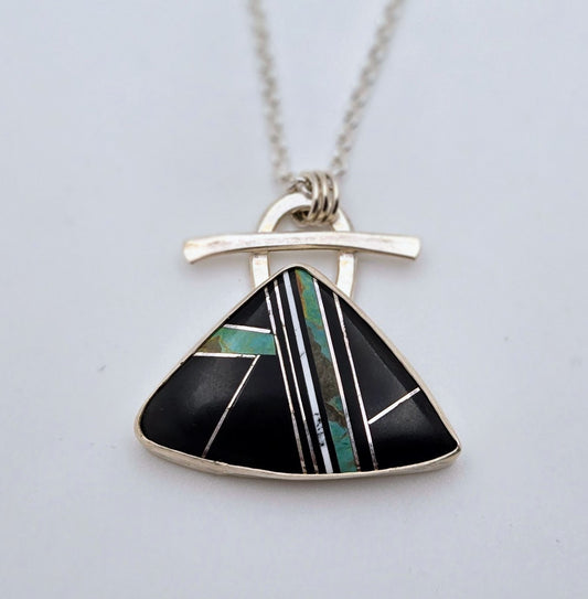 Turquoise Inlay Pendant
