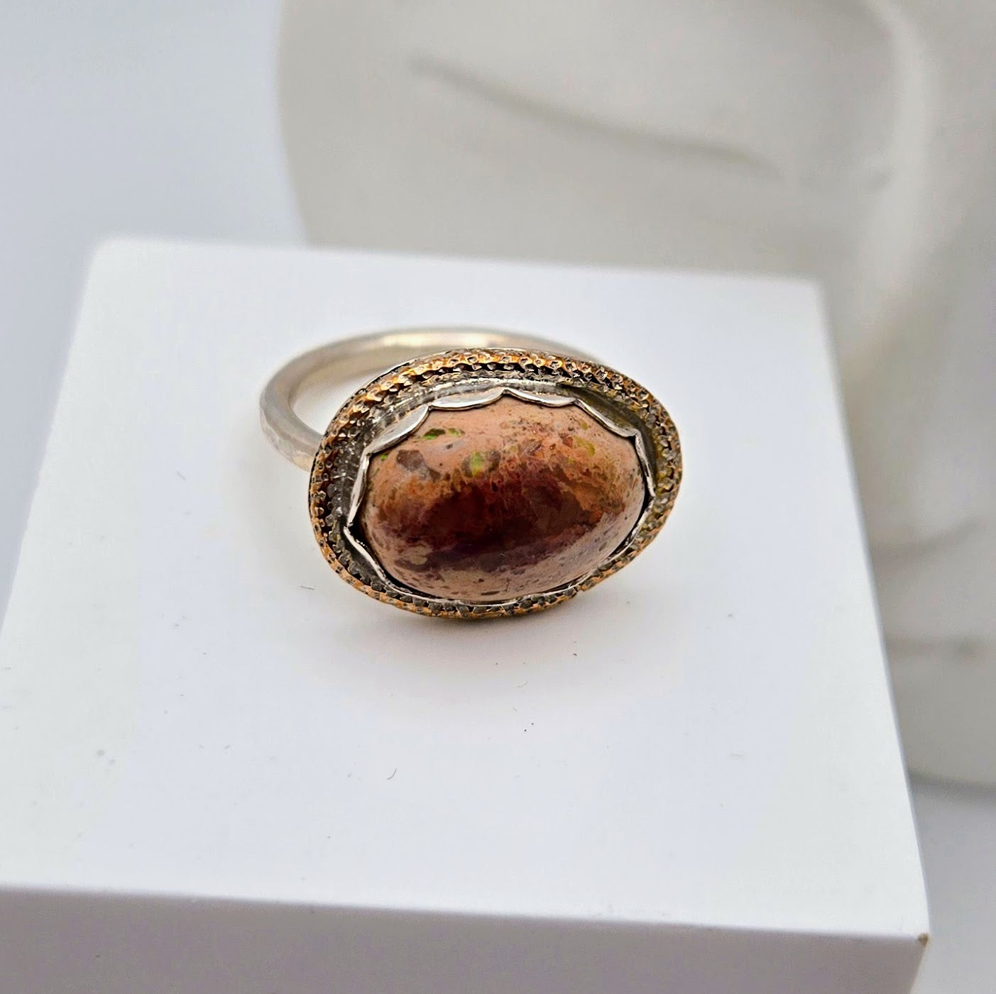 Mexican Cantera Opal Ring