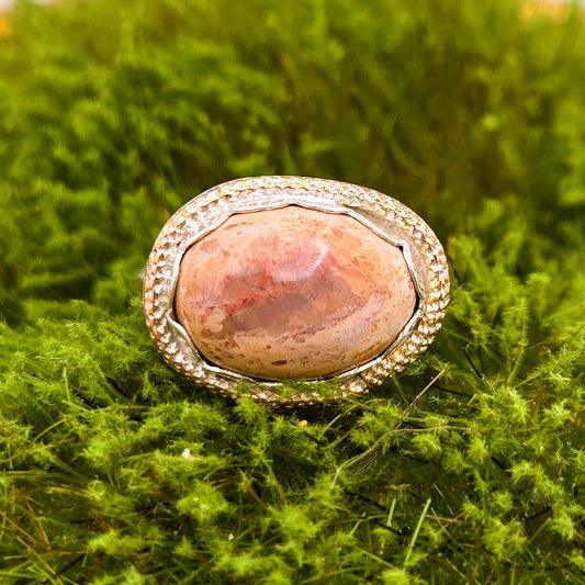Mexican Cantera Opal Ring