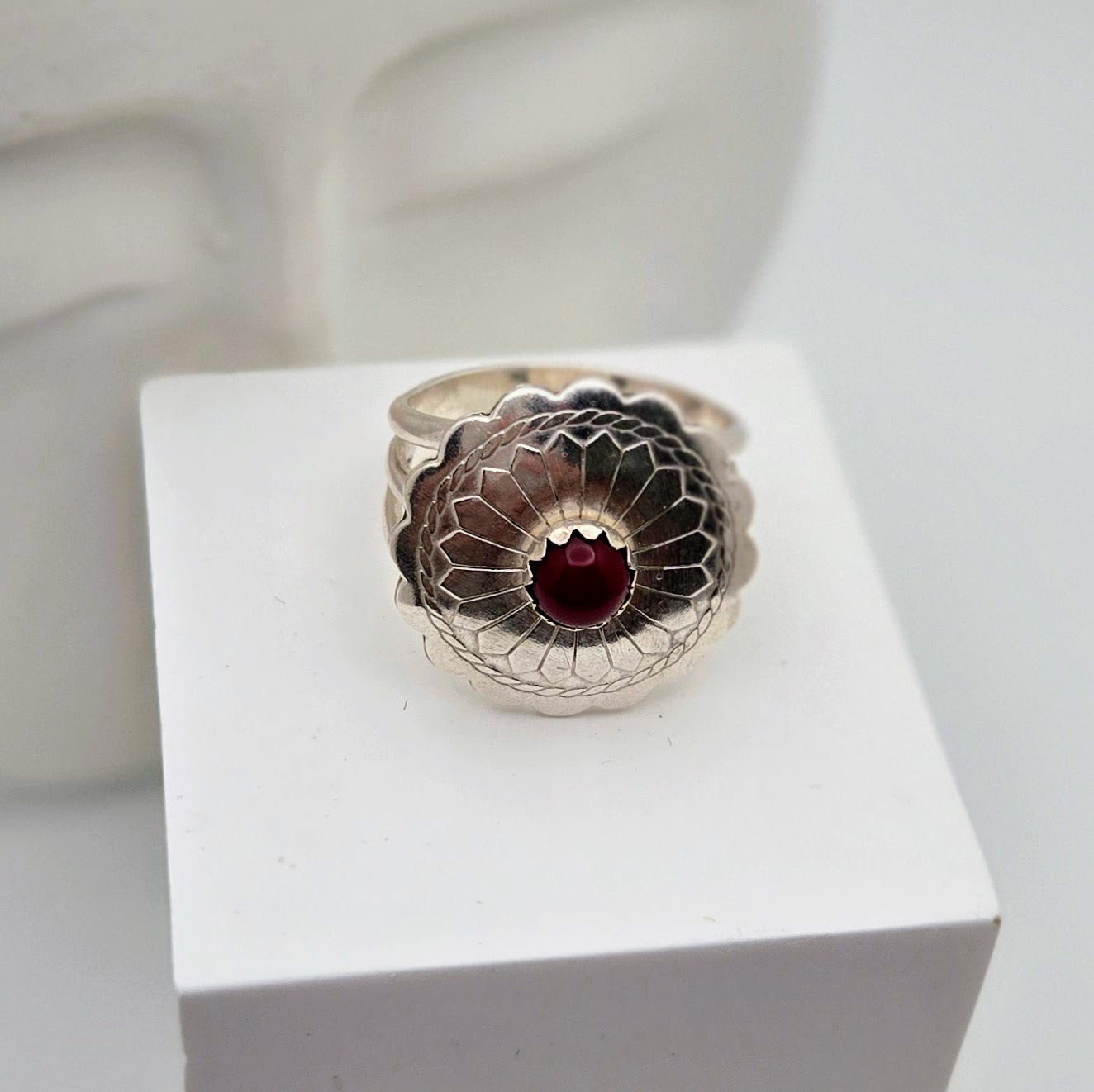 Concho Ring with Rosarita