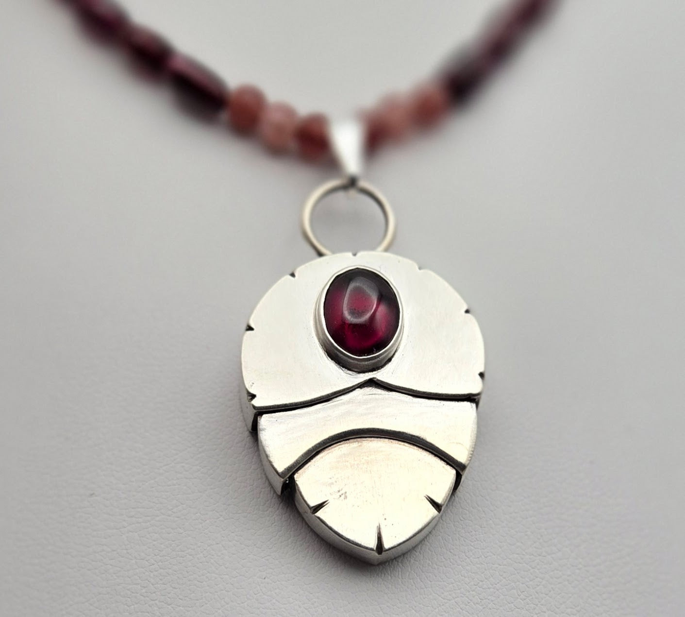 Nested Hollow Form Necklace