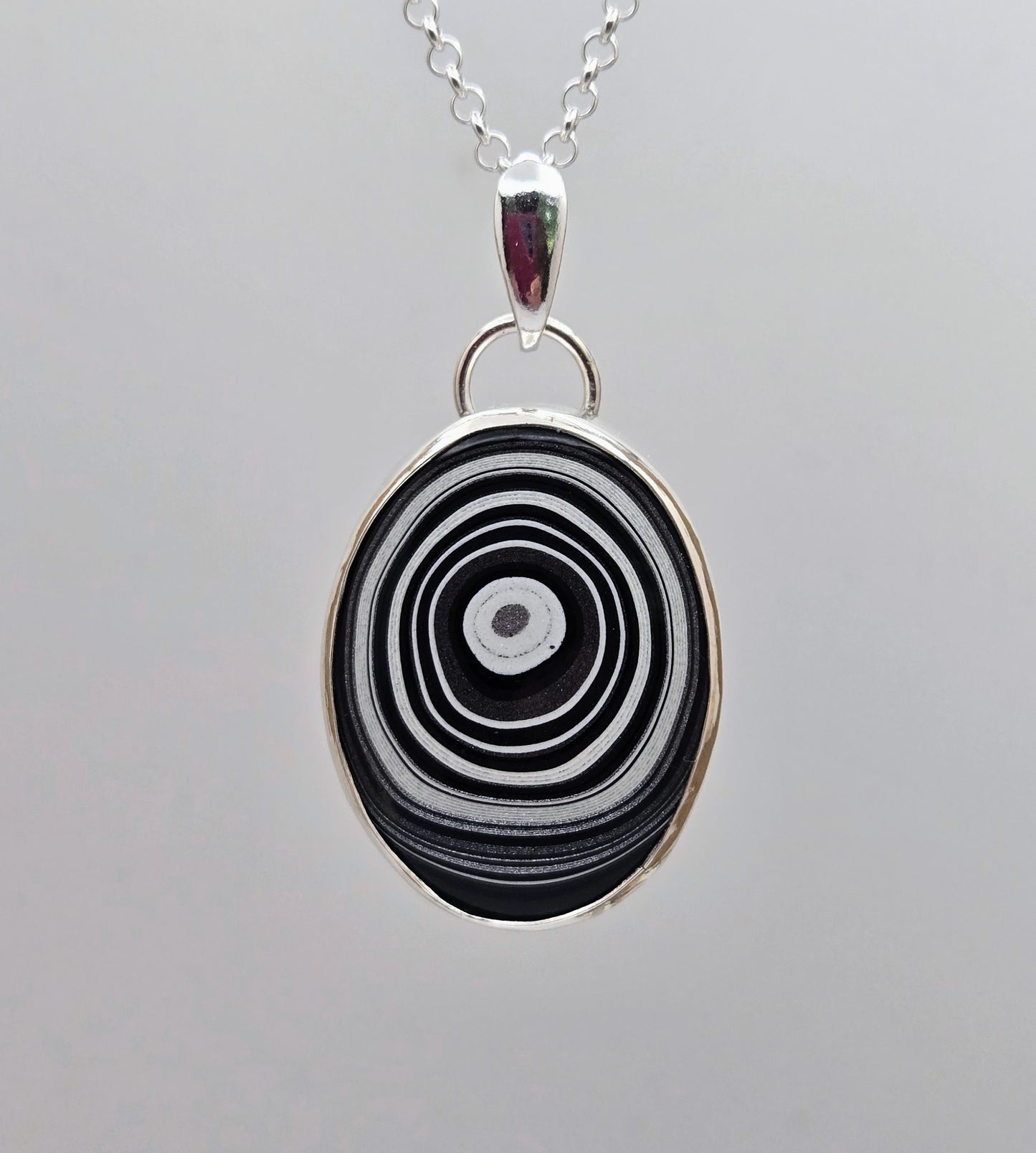 Metallic Fordite Pendant
