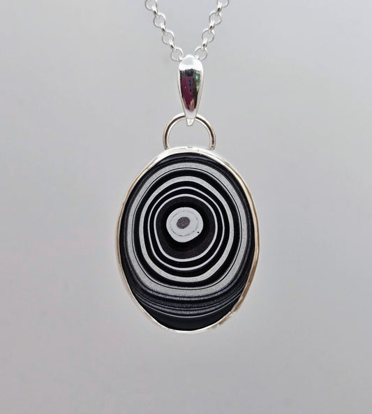 Metallic Fordite Pendant