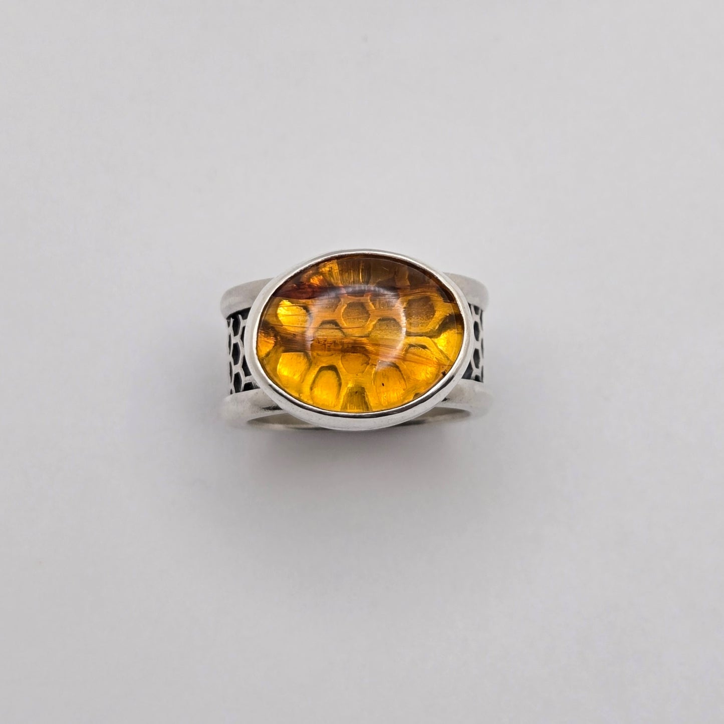 Mexican Chiapas Amber Ring
