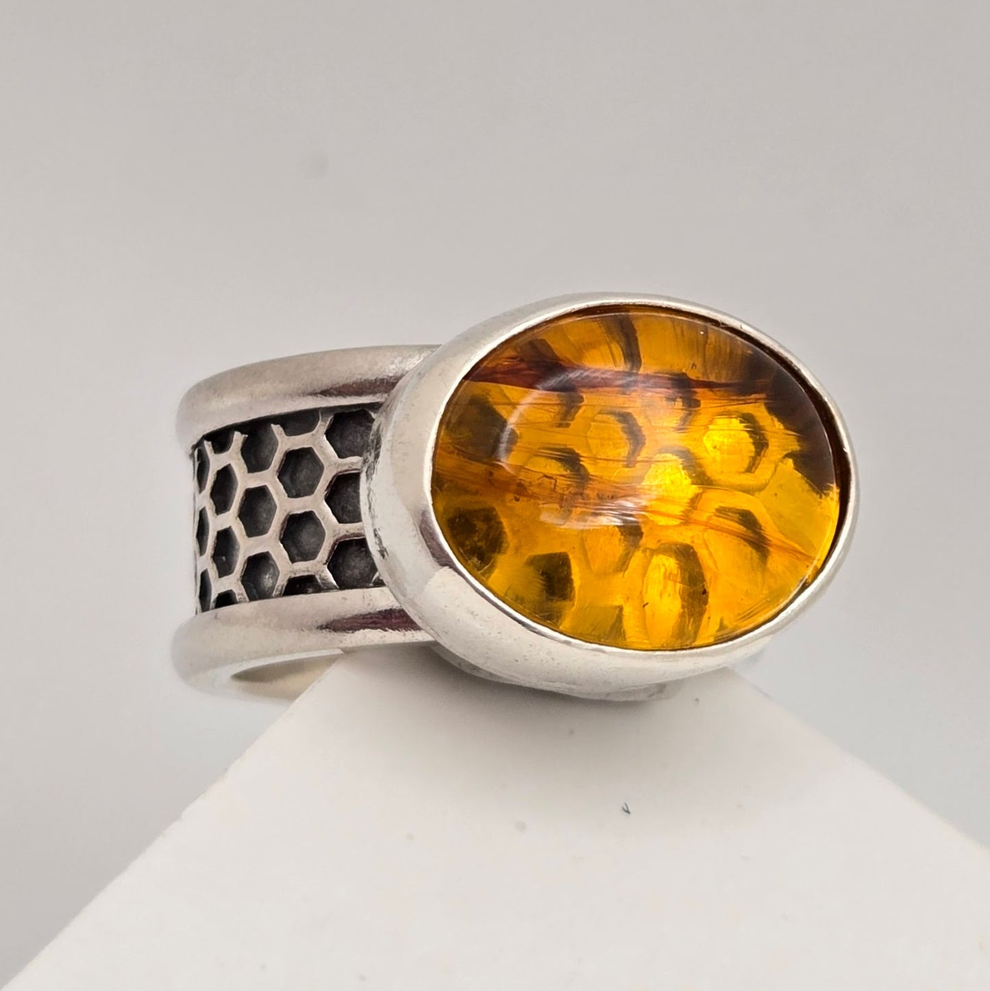 Mexican Chiapas Amber Ring
