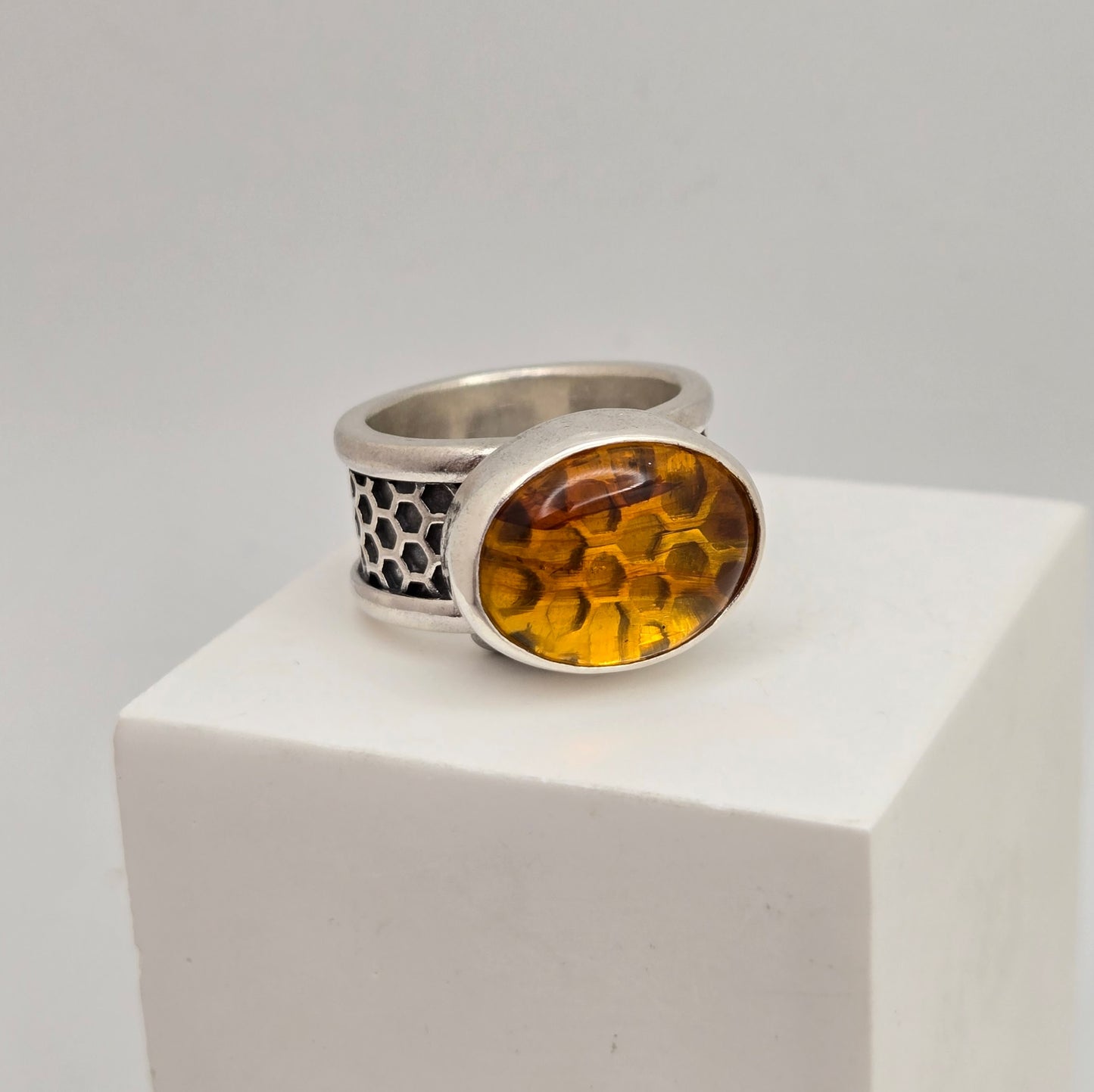 Mexican Chiapas Amber Ring