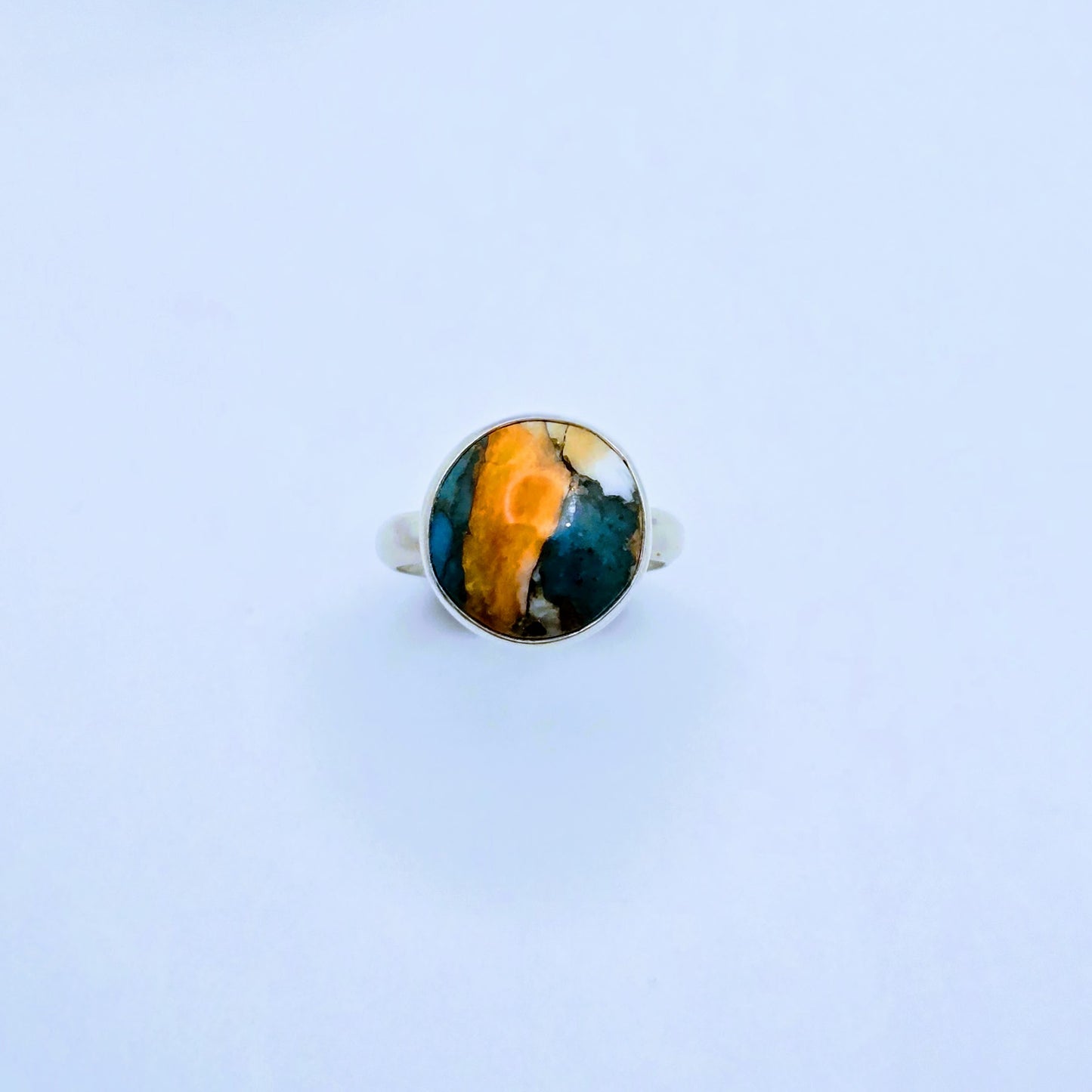 Turquoise and Spiny Oyster Ring