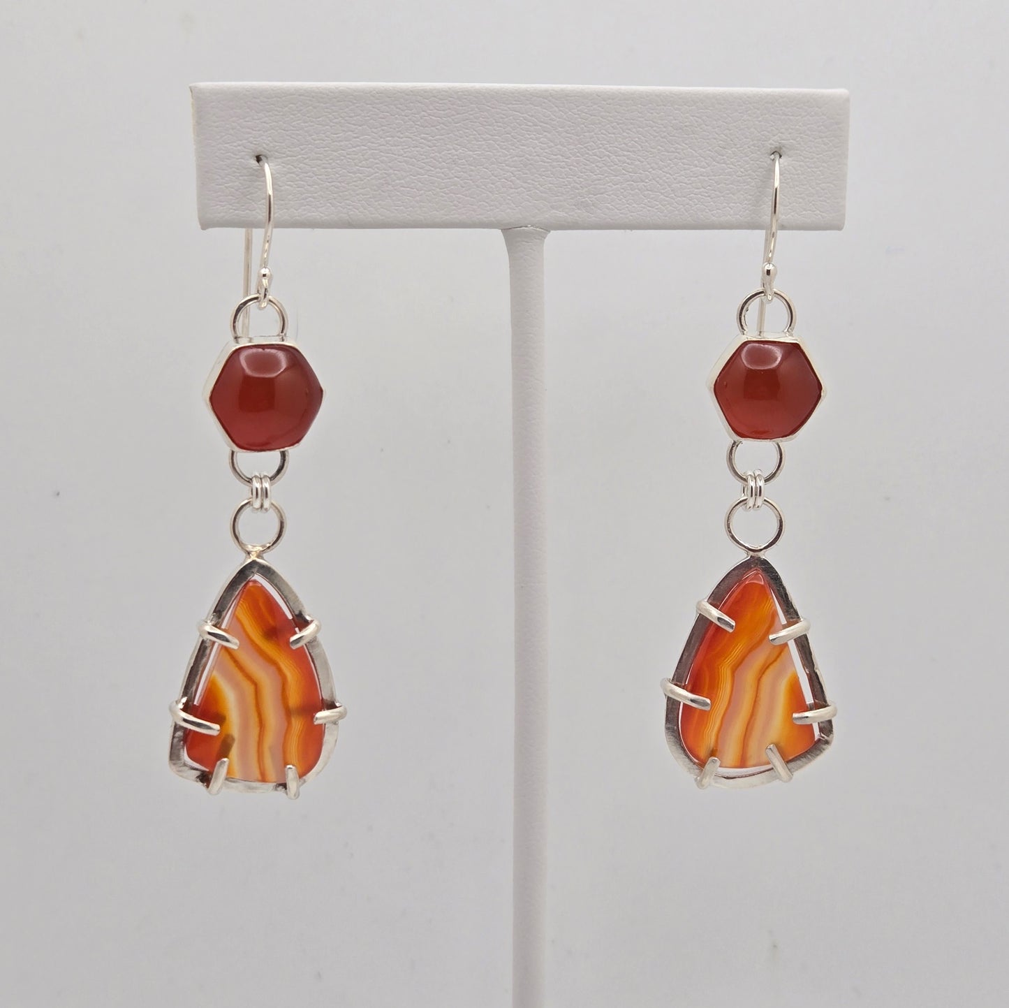 Carnelian Drop Earrings