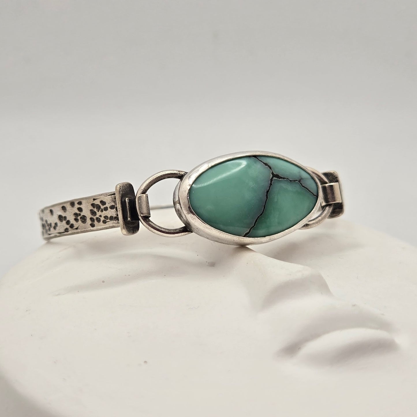 Desert Bloom Variscite Tension Cuff