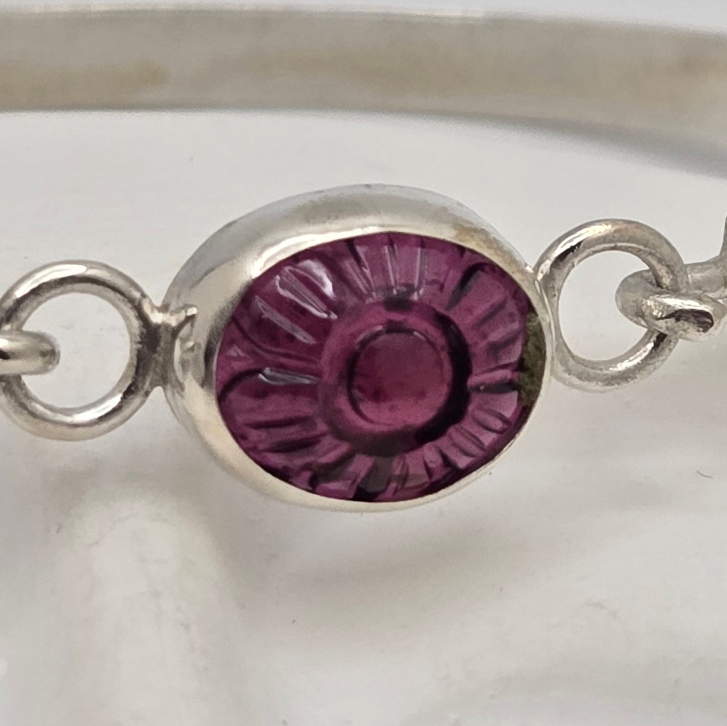 Rhodolite Garnet Tension Cuff
