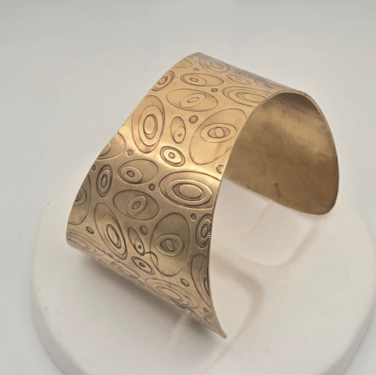 Wavy Bronze Cuff