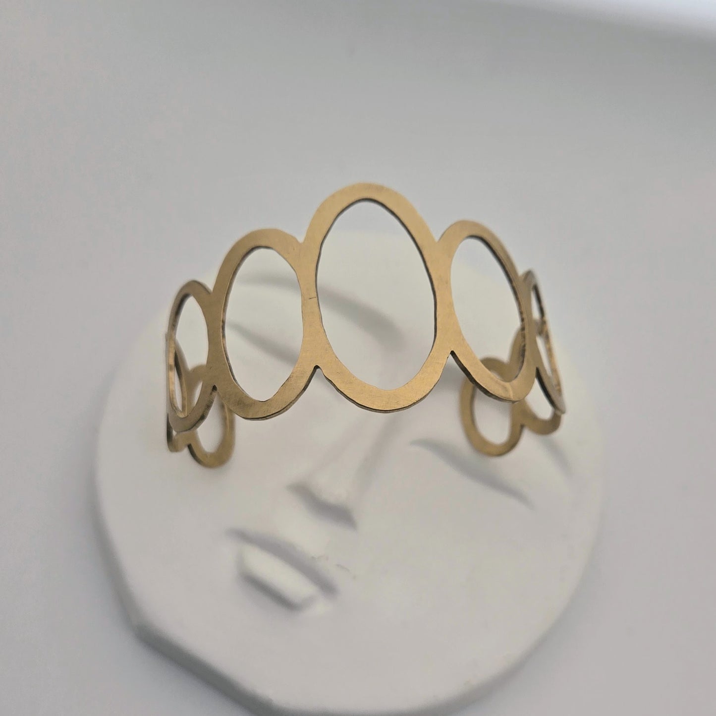 Open Ovals Bronze Cuff