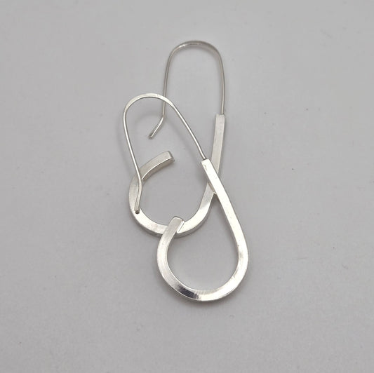 Curved drop Earrings